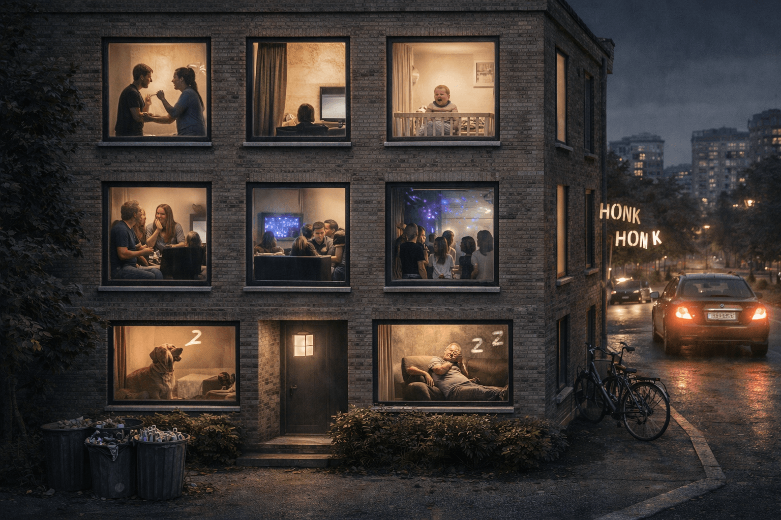How to Sleep in a Noisy Apartment: What Actually Helps at Night